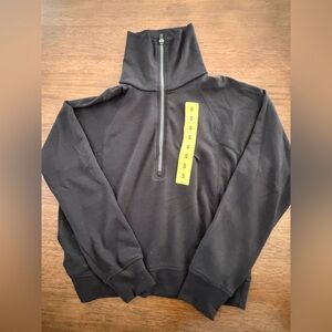 Danskin Black Half-Zip Pullover